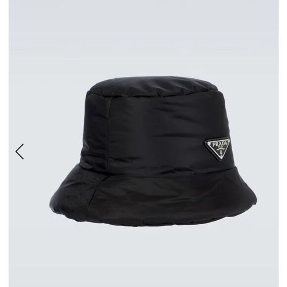 Prada Padded Re-Nylon Bucket Hat, Medium - Picture 1 of 16